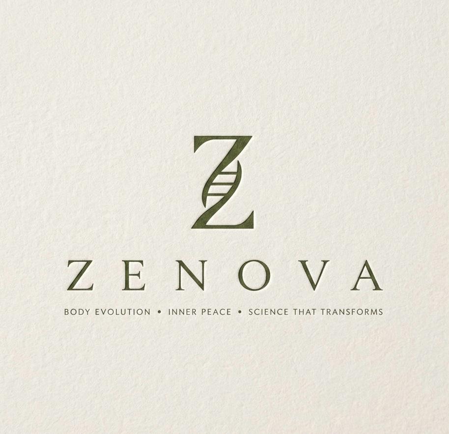 Emblema ZENOVA Peptides — péptidos premium en Colombia